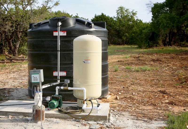 water pressure tank installation